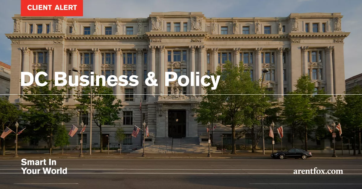 Topa Process Dc DC Lawmakers Choose Shorter TOPA Tolling Period | ArentFox Schiff