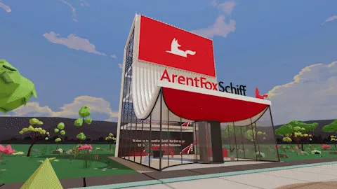 ArentFox Schiff Office in Decentraland